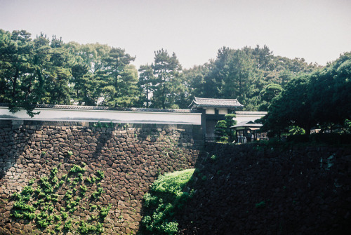 The Imperial Palace, Tokyo. / on 35mm film.by benjamin andrew