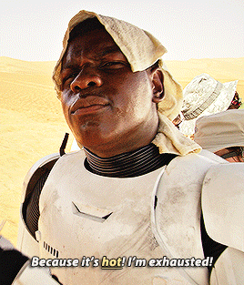 jeditexts:John Boyega in Abu Dhabi on his first day filming Star Wars: The Force Awakens.
