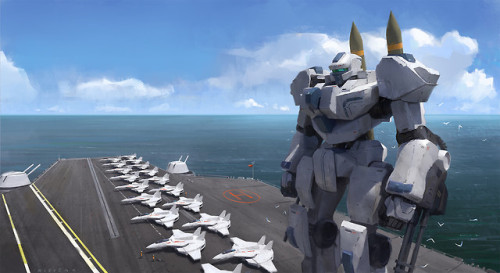Carrier Mech  Thomas Wievegg www.artstation.com/artwork/vGoxD