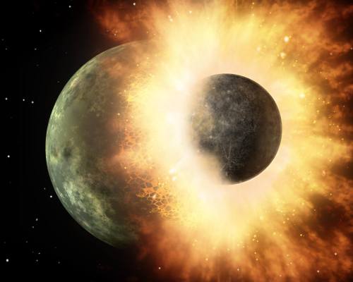 Metal rain made early Earth & MoonNew experiments show that the asteroids that slammed into Eart