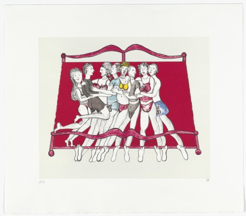 Eight in Bed by Louise Bourgeois, 2000