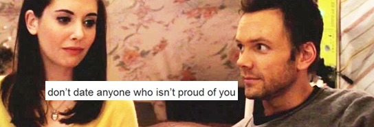 thediaryoflaurapalmer:  Jeff x Annie + Text posts 