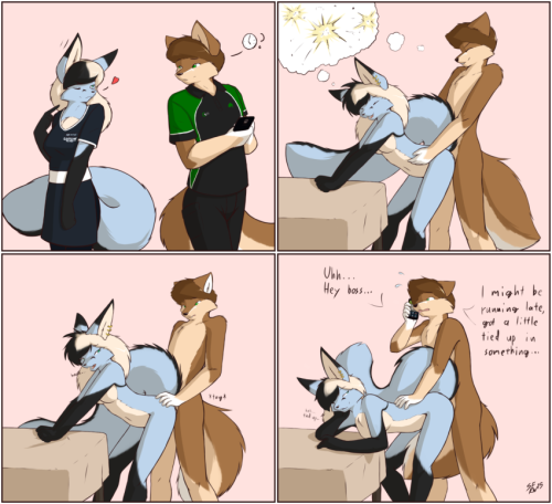 meadows-furry-field:hazrdwolf:Knots  You know, When I start living with my gf, I have a feeling I’m going to be calling in late a lot…But yeah that last one though ♥-Meadow  That first one.