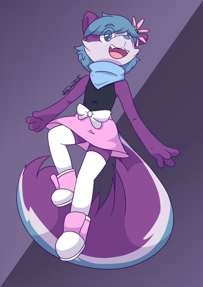 gentheskunk: wishdreamstar: Commission for @gentheskunkA very lovely character, I