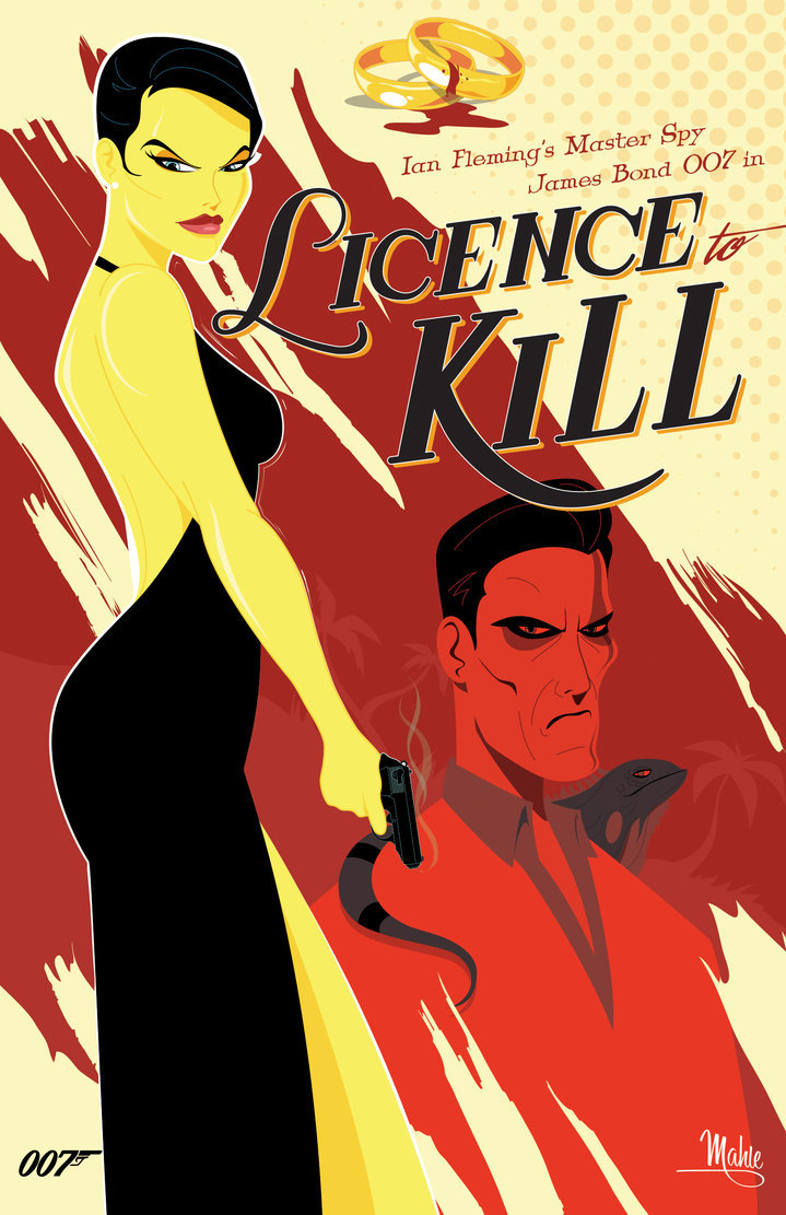 scottpatrick:  (via James Bond posters by Mike Mahle | From up North) 
