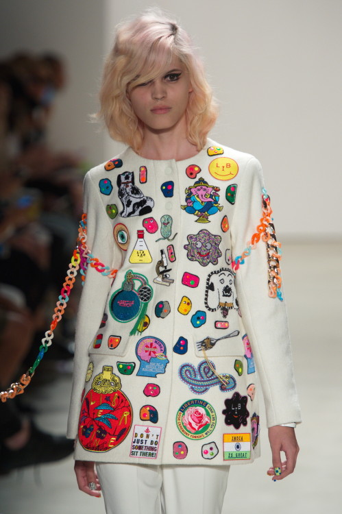 wgsn: Customisation taken to the next level at @ilove_libertine #SS16 #NYFW