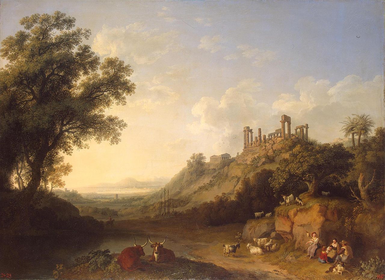 Valley of the Temples, Sicily - Jakob Philipp Hackert - 1778