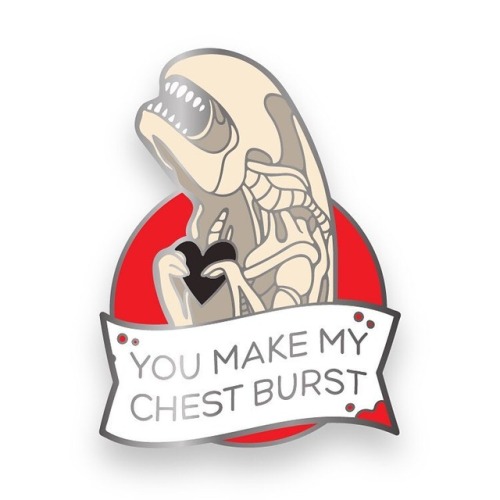 If I made these #chestburster pins, would anybody actually get them? • • • • #al