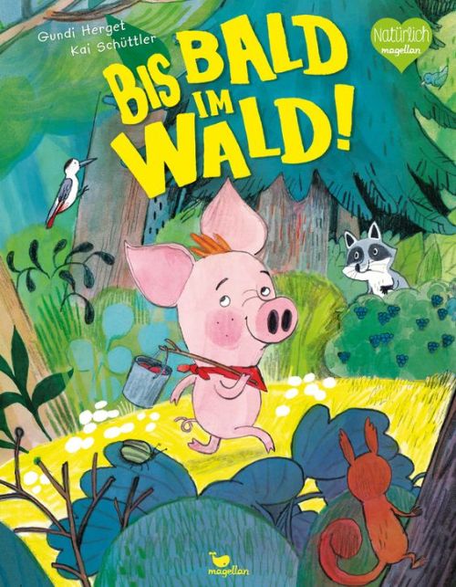 Hey everyone! A new book I illustrated just came out this week! “Bis bald im Wald” (See you in the f