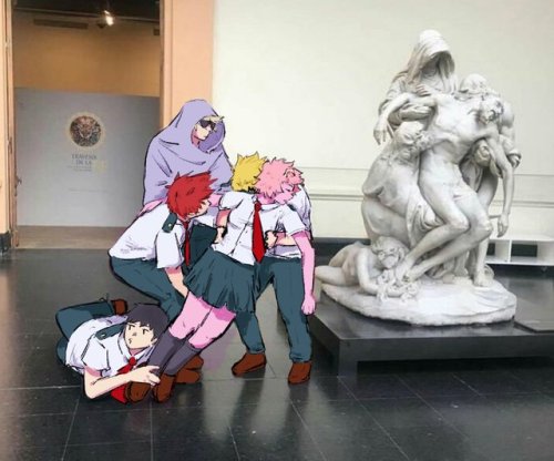 oftooru:class 1-A went to the museum