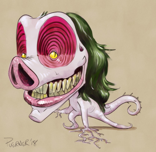 chancecard: What a winning smile… Don’t worry. It won’t bite.Goblin week 7