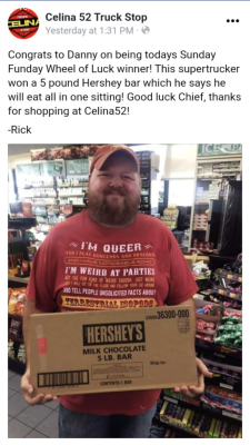draconym:Good morning to Danny and his five pound chocolate bar only
