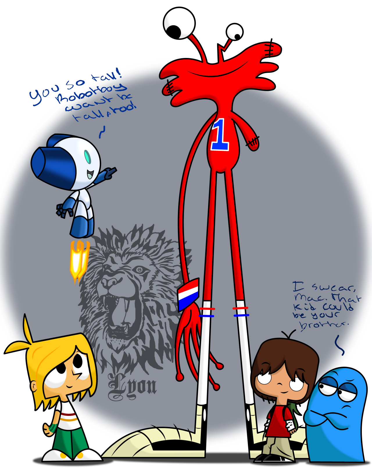 Cinderace Queen❤️🔥⚽🐇 — A Robotboy height chart (x) roughly