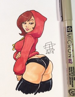 callmepo: Beauty with the incredible booty. Today’s shawtie in a hoodie… Helen.  KO-FI / TWITTER 