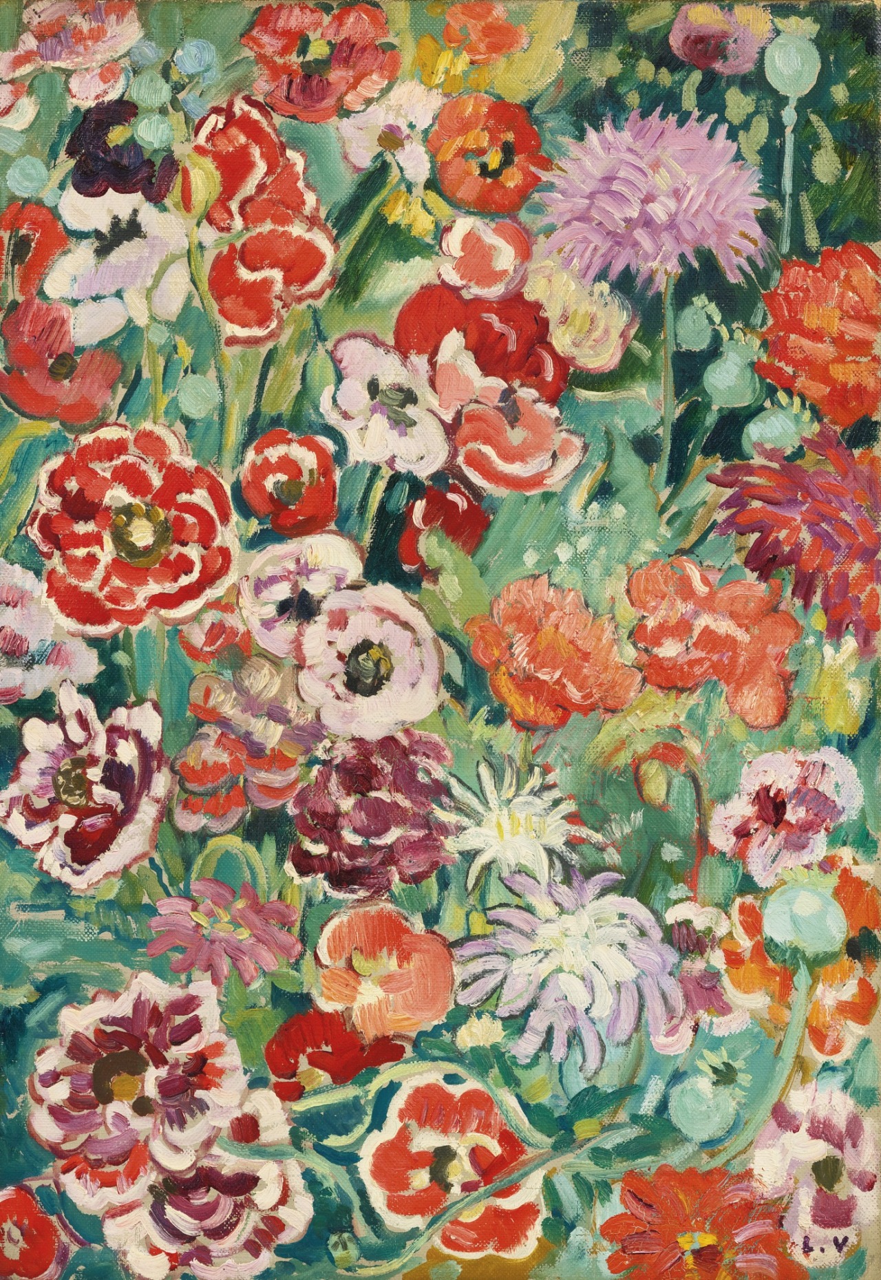 thunderstruck9:   Louis Valtat (French, 1869-1952), Panneau de fleurs, 1916. Oil