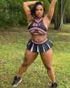 mrazzoholic:We want Dominique we want Dominique eat her up eat her up RAH RAH RAH!!!😋😋🍑