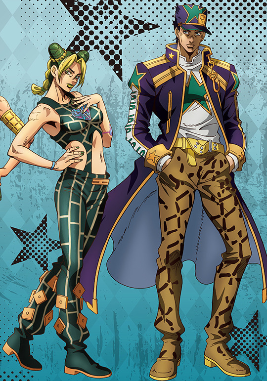 The JOJOLands is here! on X: NEW CONCEPT ART OF THE MAIN STANDS IN PART 6  Kujoh Jolyne stand: Stone Free; Kujoh Jotaro stand: Star Platinum; Ermes  Costello stand: Kiss; F.F stand