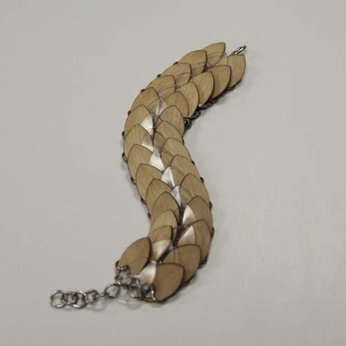 Here's A Combination Of Wood And Clear Plastic Scales. This Particular One I Think Didn't Work Out Super