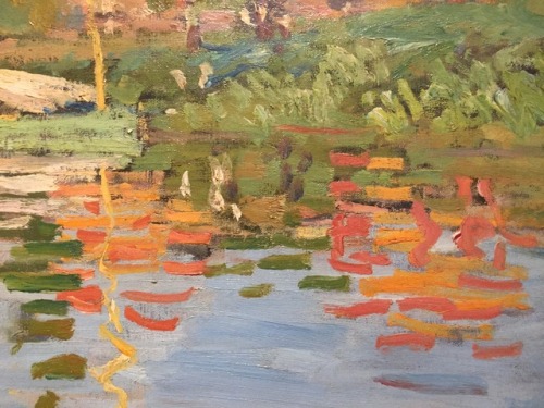 oldbooklover:went to see monet the early years. some of his paintings’ details.