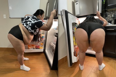 more fat girls eating from fridges< part one >tsunaakan @ twitter / chillday @ deviantart / mochii_babii / cozynakovich @ twitter / miss phat booty / bigcutie trysta