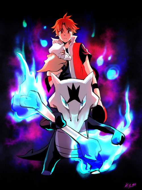 kipam:  [ Red , Marowak ] (Remake) 「Alola Form」 