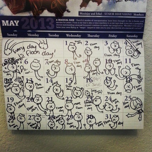 floons:  drunklebee:  This is what happens when you let me near something papery with a permanent marker. Never fails. #drifloon  Cinco de Floono is my favourite holiday! 