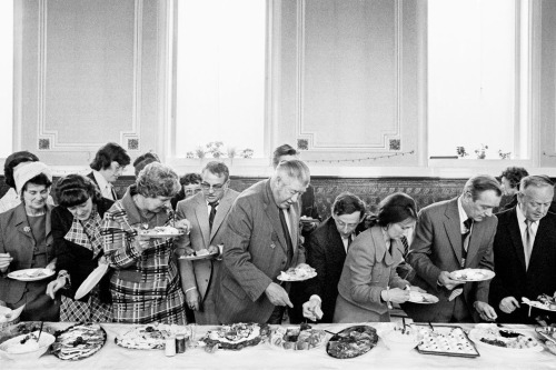 England, West Yorkshire, Todmorden, Mayor of Todmorden’s inaugural banquet. Martin Parr