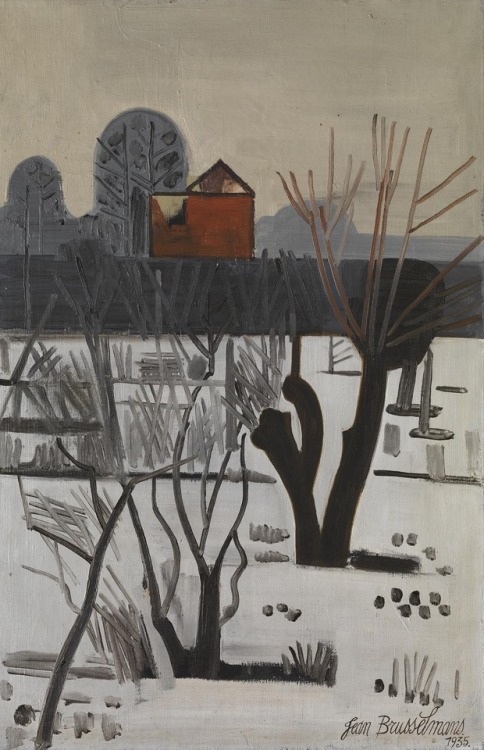 Gray Winter Landscape   -   Jean Brusselmans, 1935Belgian , 1884-1953Oil on canvas