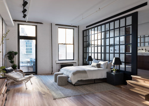 thenordroom: Loft apartment in New York  | design by Becky Shea | more pictures here Follow The Nord