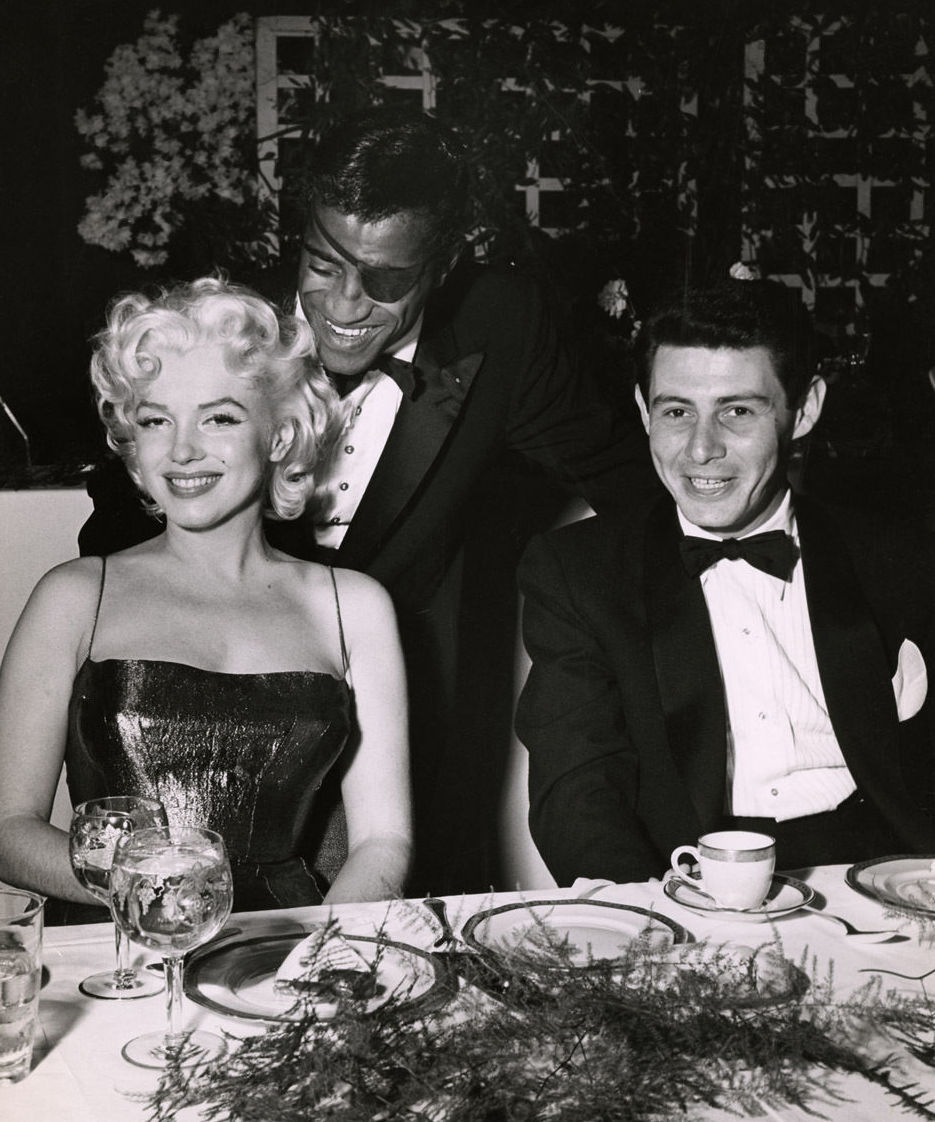 8x10 Print Marilyn Monroe Sammy Davis Jr Candid Social Event 1955 #SDJ 8x10 Print Marilyn Monroe Sammy Davis Jr Candid Social Event 1955 #SDJ
