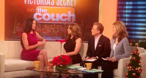 The Couch had its own piece of heaven this morning! Watch Adriana Lima walk the runway tomorrow!