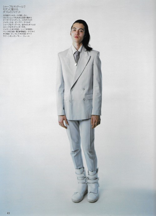 Raf Simons: Japanese Editorial Feature.[ ARCHIVE.PDF ARTICLE: ‘Raf Simons and the Economics of Archi