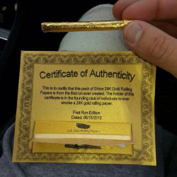 highstep:  24k gold joint 