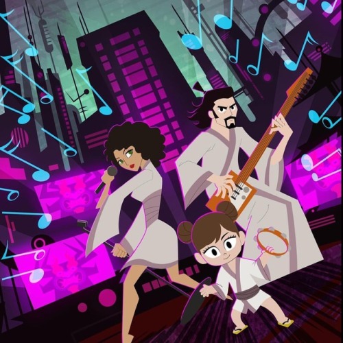 Another holiday card for musician and his family #holidays #christmas #samuraijack #fanart #doodle #