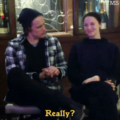 xlisaleinx: Sam looking forward to seeing Cait in the kilt, and not being very subtle about it. And 