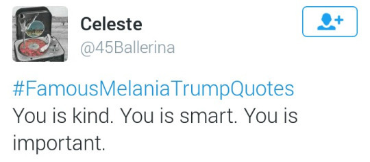 open-plan-infinity:  open-plan-infinity:  Meanwhile, Melania Trump copies Michelle