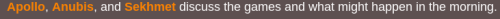 Bonus Hunger Games (mythology Edition!)