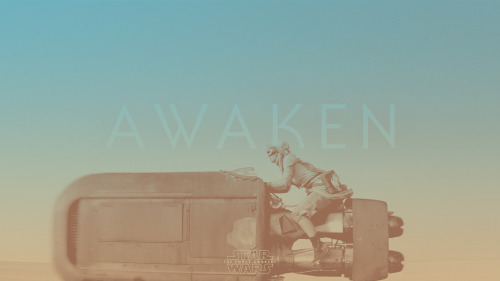 Star Wars: The Force Awakens wallpaper revisited.