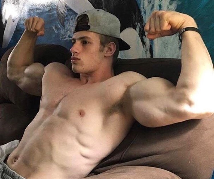 male-tf-captions: “Jason, flex,” I said, and he did.  I felt myself becoming