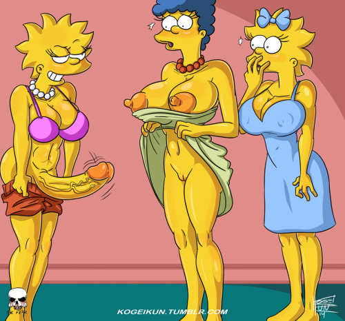 margesimpsonxxx:    Marge, Lisa & Maggie by The Fear & KogeiKunKOGEIKUN ARTS Tumblr  |  MARGE SIMPSON XXX Tumblr