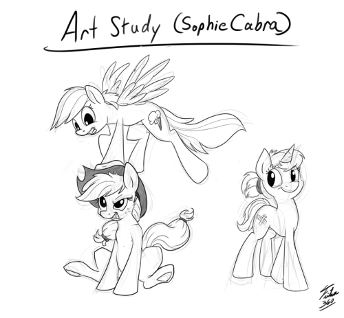 Art Studies! (LeekFish, SophieCabra, ZuTheSkunk)These are my drawings, imitating some styles of arti