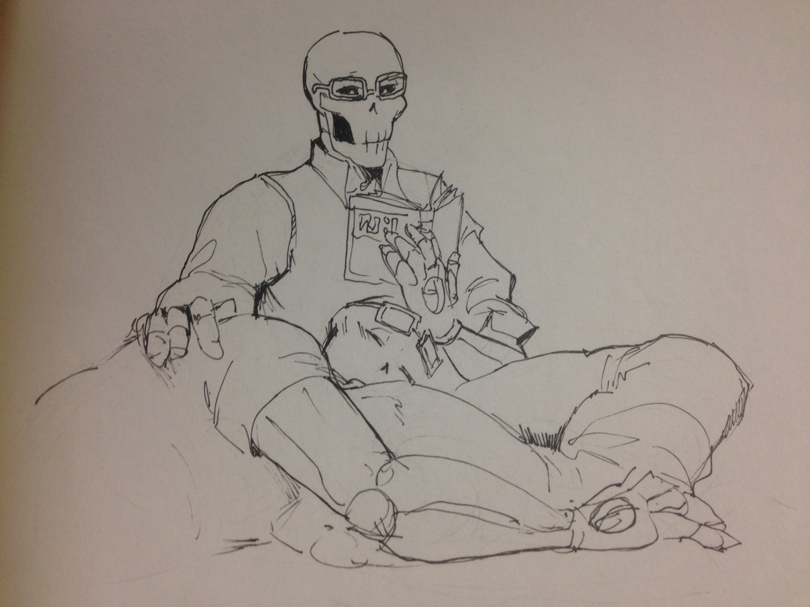 wet-ankles:  Bunch of draws of another gaster nicknamed “Kinkster” from the