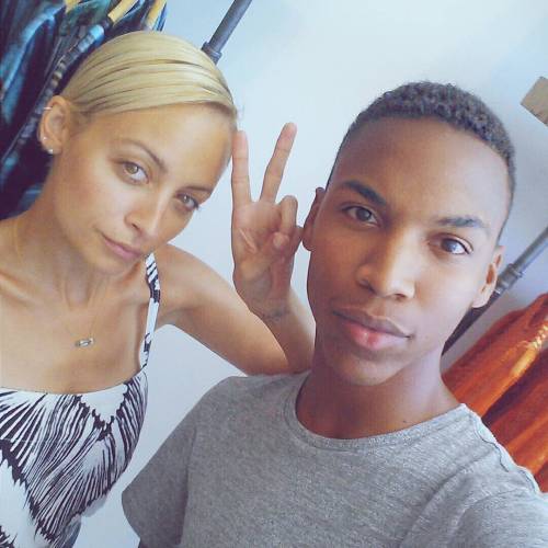 July 11: Nicole Richie and Simone Harouche styling session at the HOH pop-up at The Grove in Los Ang