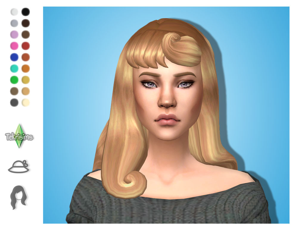 s4cc : Aurora; Download ->『SimFileShare!』 Category: Hair