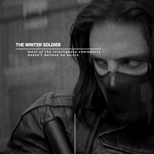 bucky-steve-sam:He’s credited over two dozen assassinations in the last 50 years.So he’s a ghost sto