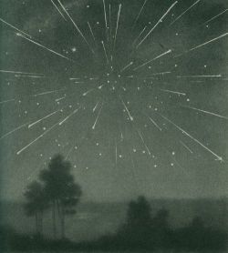 wasbella102:  The radiant meteor storm of 9 October 1933,  Larousse Encyclopedia of Astronomy 