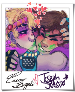 nonbinarynoriaki:  probably could have spent a little more time on this but i just really wanna show off my gay children. i love them pls araki why couldnt you let them be happy! 