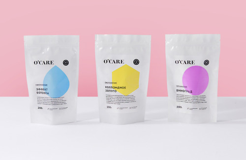 thedsgnblog: Identity & Packaging for O’Care by Nika Levitskaya“Naming, logo and packaging for a