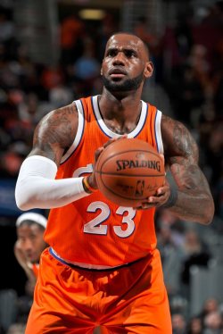 this-is-nba:  2016-2017 Regular Season: Pistons 96 - 128 Cavaliers (14.03.2017)LeBron gets his 10th triple double of the season (16 PTS, 12 ASTS, 11 REBS) in just 28 mins.