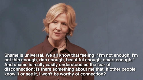 whenlifehandsyouasemesteroff:  Brene Brown and her research on Vulnerability and Shame is so eye-opening for me.  